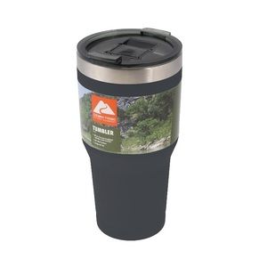 Ozark Trail Double-wall Vacuum-sealed
Stainless Steel Tumbler Gray, 30 oz